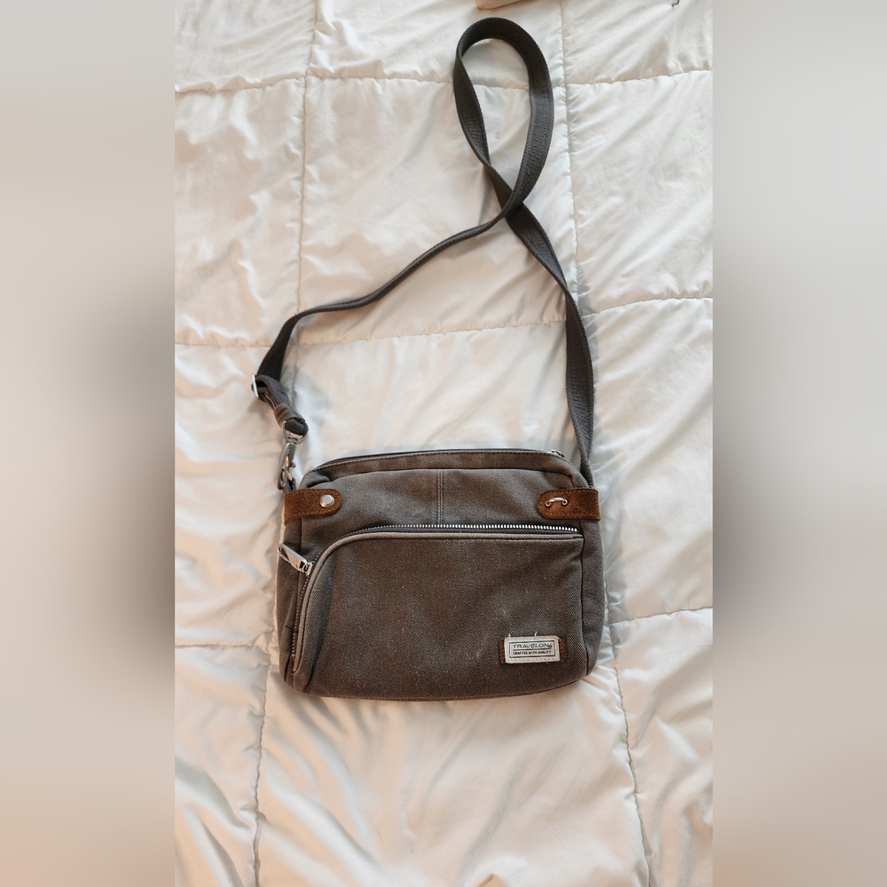 Gray Crossbody Bag